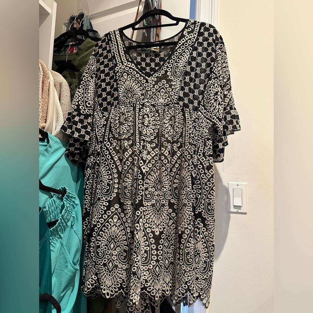Anthropologie dress with slip